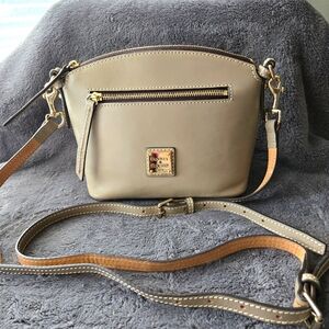 Dooney & Bourke Sorrento Zip Domed Crossbody Bag Light Taupe